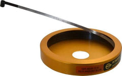 Made in USA - 0.001 Inch Graduation, 120 to 132 Inch Measurement, Spring Steel Diameter Tape Measure - 1/2 Inch Wide, 0.01 Inch Thick - Apex Tool & Supply