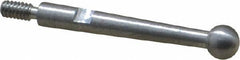 SPI - 1/8" Ball Diam, Steel, Ball Test Indicator Contact Point - 3/4" Contact Point Length, Use with Teclock Test Indicators - Apex Tool & Supply