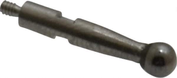 SPI - 0.12" Ball Diam, Carbide, Ball Test Indicator Contact Point - 1/2" Contact Point Length, Use with Brown & Sharpe Test Indicators - Apex Tool & Supply