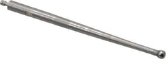 SPI - 0.08" Ball Diam, Carbide, Ball Test Indicator Contact Point - 1.737" Contact Point Length, Use with Brown & Sharpe Test Indicators - Apex Tool & Supply