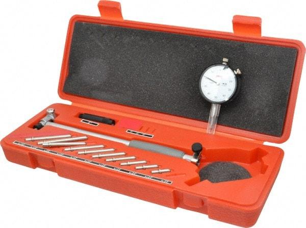 Value Collection - 11 Anvil, 2 to 6" Dial Bore Gage - 0.001" Graduation, 6" Gage Depth - Apex Tool & Supply