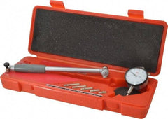 Value Collection - 6 Anvil, 1.4 to 2.4" Dial Bore Gage - 0.0005" Graduation, 6" Gage Depth - Apex Tool & Supply