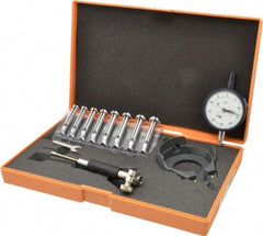Mitutoyo - 8 Anvil, 0.4 to 0.7" Dial Bore Gage - 0.0005" Graduation, 2.4" Gage Depth, Accurate to 0.00016" - Apex Tool & Supply