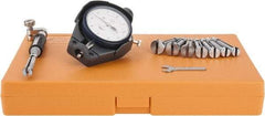 Mitutoyo - 8 Anvil, 0.4 to 0.7" Dial Bore Gage - 0.0001" Graduation, 2.4" Gage Depth, Accurate to 0.00016" - Apex Tool & Supply