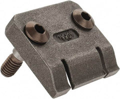 Mitee-Bite - 2-1/2mm Clamping Height, 880 Lb Clamping Pressure, Standard Height Double Stop Positioning Stop - 2-1/2mm Jaw Height, Spring Steel, Series Mitee-Bite Kopal Mini Clamps - Apex Tool & Supply