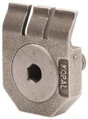 Mitee-Bite - 2-1/2mm Clamping Height, 880 Lb Clamping Pressure, Standard Height Swivel Stop Positioning Stop - 2-1/2mm Jaw Height, Spring Steel, Series Mitee-Bite Kopal Mini Clamps - Apex Tool & Supply