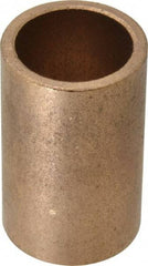 Boston Gear - 1" Inside x 1-1/4" Outside Diam, Oil Impregnated Bronze SAE-841 Sleeve Bearing - 2" OAL - Apex Tool & Supply