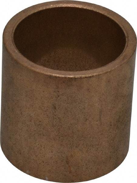 Boston Gear - 1-1/4" Inside x 1-1/2" Outside Diam, Oil Impregnated Bronze SAE-841 Sleeve Bearing - 1-1/2" OAL - Apex Tool & Supply