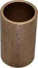 Boston Gear - 1-1/4" Inside x 1-1/2" Outside Diam, Oil Impregnated Bronze SAE-841 Sleeve Bearing - 2-1/2" OAL - Apex Tool & Supply