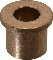 Boston Gear - 5/8" Inside x 1" Outside Diam, Oil Impregnated Bronze Sleeve Bearing - 1-1/4" Flange Outside Diam, 5/32" Flange Thickness, 1" OAL - Apex Tool & Supply