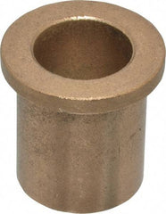 Boston Gear - 3/4" Inside x 1" Outside Diam, Oil Impregnated Bronze Sleeve Bearing - 1-1/4" Flange Outside Diam, 5/32" Flange Thickness, 1-1/4" OAL - Apex Tool & Supply