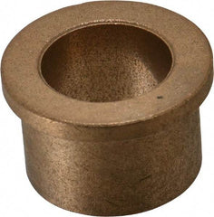 Boston Gear - 1" Inside x 1-3/8" Outside Diam, Oil Impregnated Bronze Sleeve Bearing - 1-5/8" Flange Outside Diam, 3/16" Flange Thickness, 1" OAL - Apex Tool & Supply