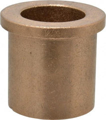 Boston Gear - 1" Inside x 1-3/8" Outside Diam, Oil Impregnated Bronze Sleeve Bearing - 1-5/8" Flange Outside Diam, 3/16" Flange Thickness, 1-1/2" OAL - Apex Tool & Supply