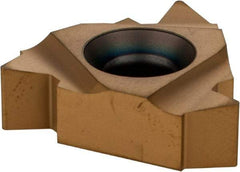 Seco - 27NR Internal Right Hand 4 UN Laydown Threading Insert - Grade CP500, TiAlN/TiN Coated Carbide - Apex Tool & Supply