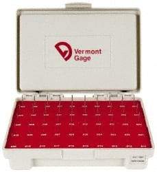 Vermont Gage - 250 Piece, 5 to 9.98mm Diameter Plug & Pin Gage Set - Plus 0.005mm Tolerance, Class ZZ - Apex Tool & Supply