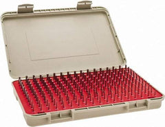 Vermont Gage - 190 Piece, 0.061-0.25 Inch Diameter Plug and Pin Gage Set - Minus 0.0002 Inch Tolerance, Class ZZ - Apex Tool & Supply