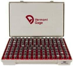 Vermont Gage - 125 Piece, 0.626-0.75 Inch Diameter Plug and Pin Gage Set - Minus 0.0002 Inch Tolerance, Class ZZ - Apex Tool & Supply