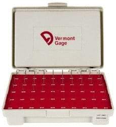 Vermont Gage - 50 Piece, 0.011-0.06 Inch Diameter Plug and Pin Gage Set - Plus 0.0002 Inch Tolerance, Class ZZ - Apex Tool & Supply
