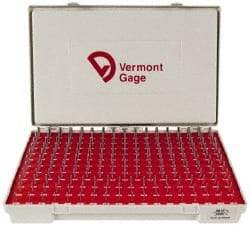 Vermont Gage - 190 Piece, 0.0615-0.2505 Inch Diameter Plug and Pin Gage Set - Plus 0.0002 Inch Tolerance, Class ZZ - Apex Tool & Supply