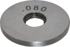 Value Collection - 0.08" Round Steel Spacer Block - Accuracy Grade B - Apex Tool & Supply