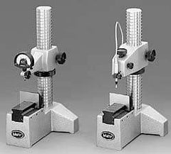 Mahr - Cast Iron (Base), T-Shaped Base, Comparator Gage Stand - 9-1/2" High, 5-1/2" Base Length x 6" Base Width x 4" Base Height, Includes Holder - Apex Tool & Supply