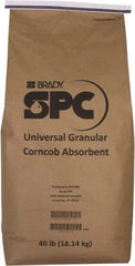 Brady SPC Sorbents - 40 Lb Bag Corncob Granular Sorbent - Universal Use - Apex Tool & Supply