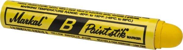 Markal - Yellow Paint Marker - Ball Tip - Apex Tool & Supply