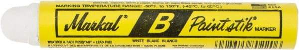 Markal - White Paint Marker - Ball Tip - Apex Tool & Supply