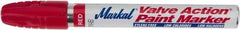 Markal - Red Permanent Marker - Felt Tip - Apex Tool & Supply