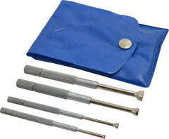 Value Collection - 1/8 to 1/2 Inch Measurement, Small Hole Gage Set - Half Ball, Includes Case - Apex Tool & Supply