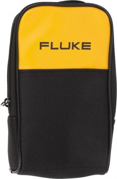 Fluke - Black/Yellow Electrical Test Equipment Case - Use with Digital Multimeters - Apex Tool & Supply