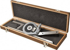SPI - 6, 12 Inch Long Blade, 360° Max Measurement, Bevel Protractor - Accuracy up to 1 Min, 1 Min Dial Graduation - Apex Tool & Supply