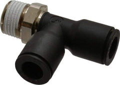 Legris - 1/2" OD, NPT, Nylon/Nickel Plated Brass Push-to-Connect Male Run Tee - 290 Max psi - Apex Tool & Supply