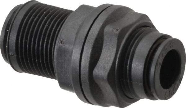 Legris - 5/16" Outside Diam, Nylon Push-to-Connect Tube Bulkhead Union - 290 Max psi - Apex Tool & Supply