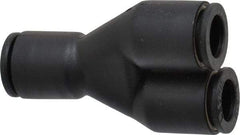 Legris - 5/16" Outside Diam, Nylon Push-to-Connect Union Y - 290 Max psi - Apex Tool & Supply