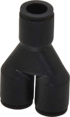 Legris - 1/4" Outside Diam, Nylon Push-to-Connect Tube Union Y - 290 Max psi - Apex Tool & Supply