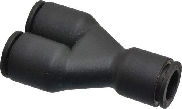 Legris - 3/8" Outside Diam, Nylon Push-to-Connect Tube Union Y - 290 Max psi - Apex Tool & Supply