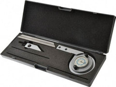 Value Collection - 6 Inch Long Blade, 360° Max Measurement, Bevel Protractor - Accuracy up to 5 Min, 5 Min Dial Graduation - Apex Tool & Supply