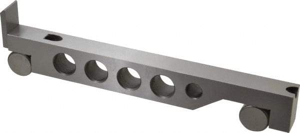 Value Collection - 10 Inch Long x 1 Inch Wide x 0.0004 Inch Parallelism, 10 Inch Between Rolls, Sine Bar - Apex Tool & Supply