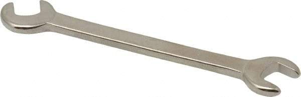 Proto - 5/16" x 9/32" Standard Ignition Open End Wrench - 3-1/2" OAL, Double End, Satin Finish, 15° & 60° Head Angle - Apex Tool & Supply