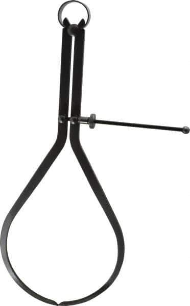 Value Collection - 12 Inch Leg, Spring Joint, Steel, Polished, Outside Caliper - 12 Inch Max Measurement, 300mm Max Measurement, Flat Leg with Quick Nut Adjustment - Apex Tool & Supply