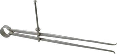 Value Collection - 12 Inch Leg, Spring Joint, Steel, Polished, Inside Caliper - 12 Inch Max Measurement, 300mm Max Measurement, Flat Leg with Quick Nut Adjustment - Apex Tool & Supply