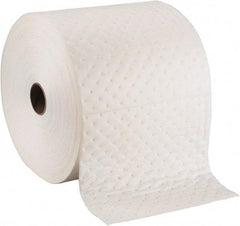 Brady SPC Sorbents - 19 Gal Capacity per Package, Oil Only Roll - 150' Long x 15" Wide, Polypropylene - Apex Tool & Supply