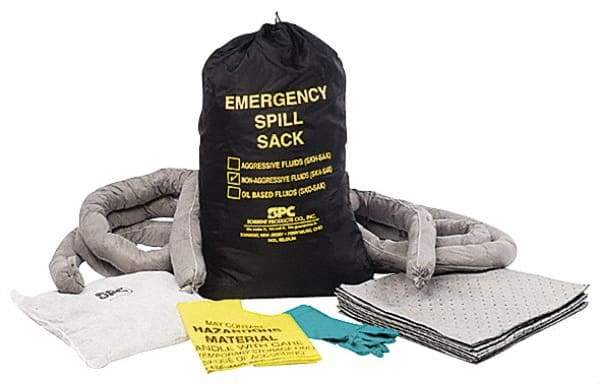 Brady SPC Sorbents - 10 Gal Capacity Oil Only Spill Kit - Sack - Apex Tool & Supply