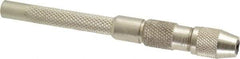 General - 3-3/8" Long, 0.187" Capacity, Double-End Spring-Action Pin Vise - 3-3/8" Long, 0.11" Min Capacity - Apex Tool & Supply