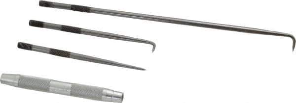General - 6" OAL Straight/Bent Scriber - Carbide Point with Interchangeable Point - Apex Tool & Supply