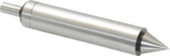 Value Collection - 0.2" Head Diam, 1/2" Shank, Double End, Mechanical Edge and Center Finder - Accurate to 0.0002", Conical and Cylindrical Contact - Apex Tool & Supply