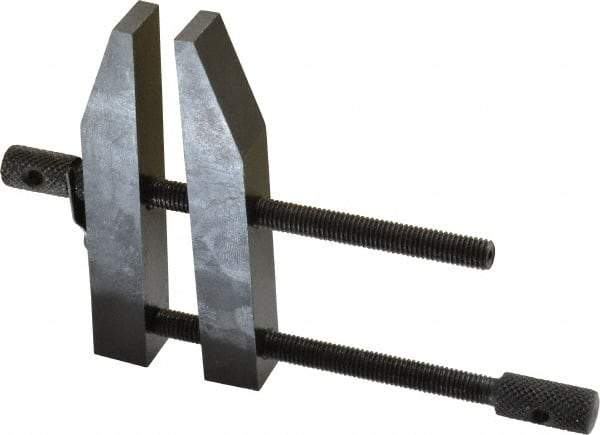 Value Collection - 2-3/4" Max Capacity, 4" Jaw Length, Parallel Clamp - Hardened Steel - Apex Tool & Supply
