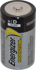 Energizer - Size D, Alkaline, 12 Pack, Standard Battery - 1.5 Volts, Button Tab Terminal, LR20, ANSI, IEC Regulated - Apex Tool & Supply