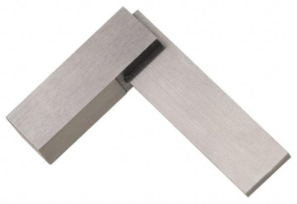 Value Collection - 5" Blade Length, 3" Base Length Steel Square - 0.0003" Accuracy - Apex Tool & Supply